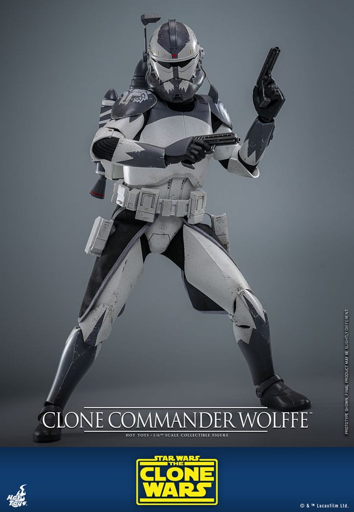 WOLFFE CLONE COMMANDER HOT TOYS