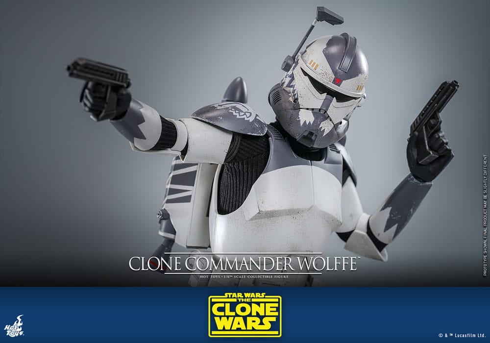 WOLFFE CLONE COMMANDER HOT TOYS