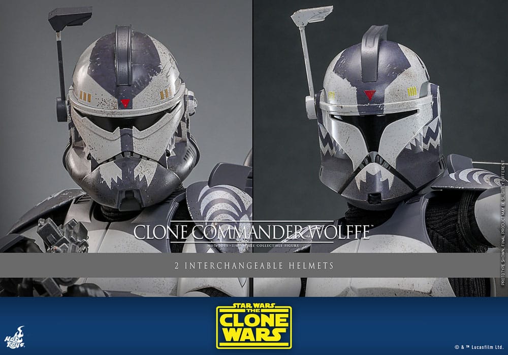 WOLFFE CLONE COMMANDER HOT TOYS