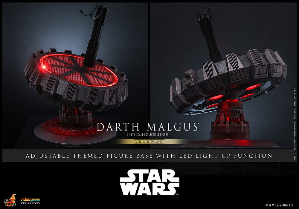 STAR WARS DARTH MALGUS HOT TOYS 1/6 ESCALA – VIDEO GAME MASTERPIECE