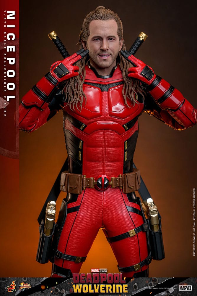 NICEPOOL - DEADPOOL & WOLVERINE MOVIE MASTERPIECE 1/6 HOT TOYS 30 CM