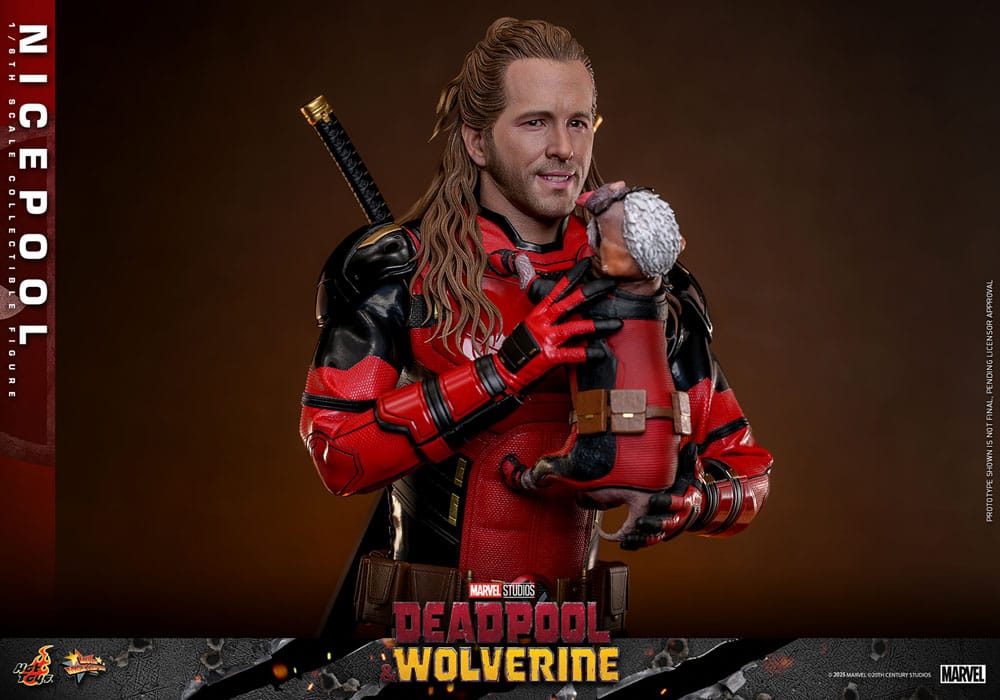 NICEPOOL - DEADPOOL & WOLVERINE MOVIE MASTERPIECE 1/6 HOT TOYS 30 CM