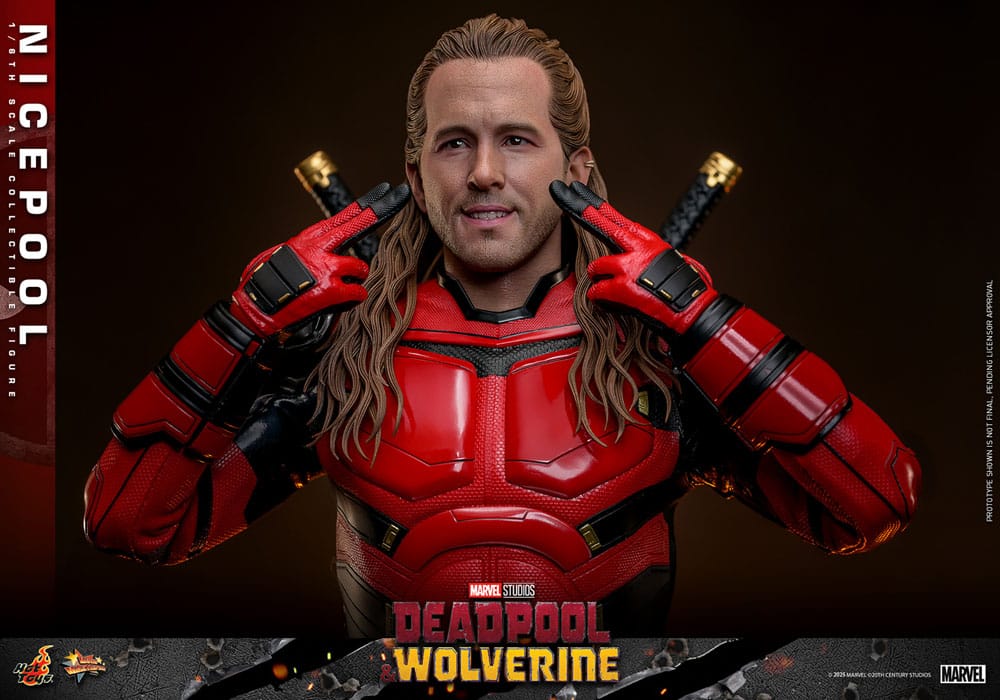 NICEPOOL - DEADPOOL & WOLVERINE MOVIE MASTERPIECE 1/6 HOT TOYS 30 CM