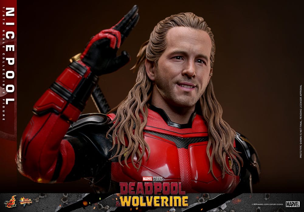 NICEPOOL - DEADPOOL & WOLVERINE MOVIE MASTERPIECE 1/6 HOT TOYS 30 CM
