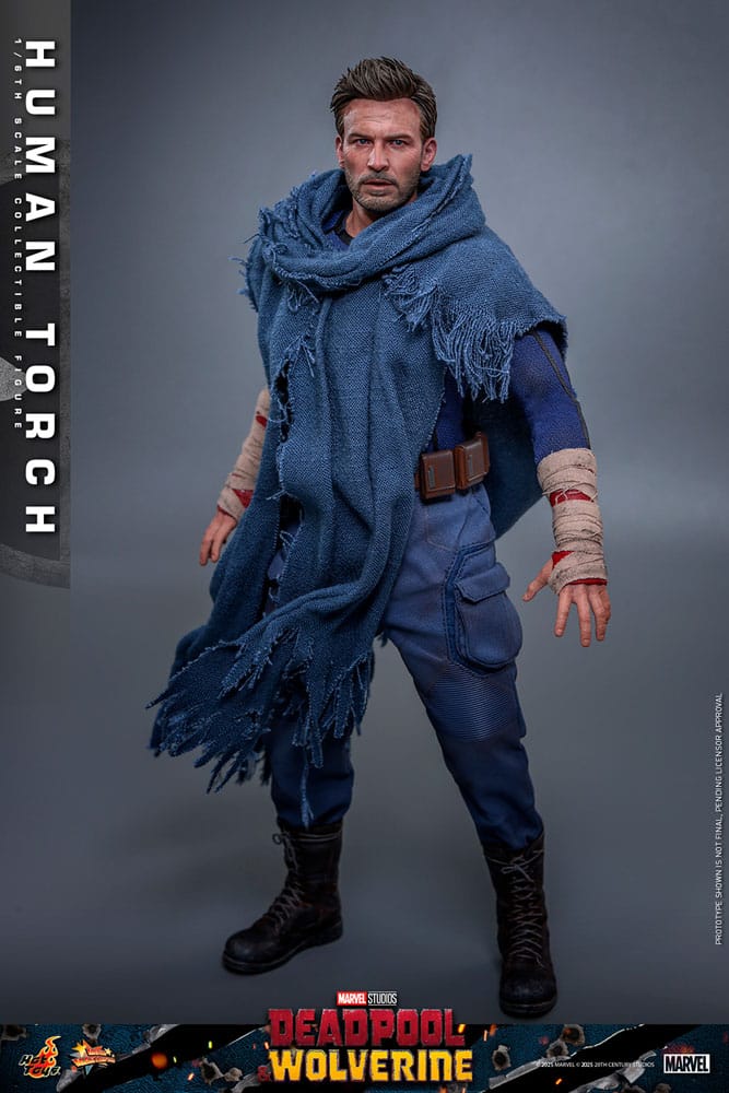 HUMAN TORCH DEADPOOL & WOLVERINE – HOT TOYS 1/6 FIGURA COLECCIONABLE 31 CM