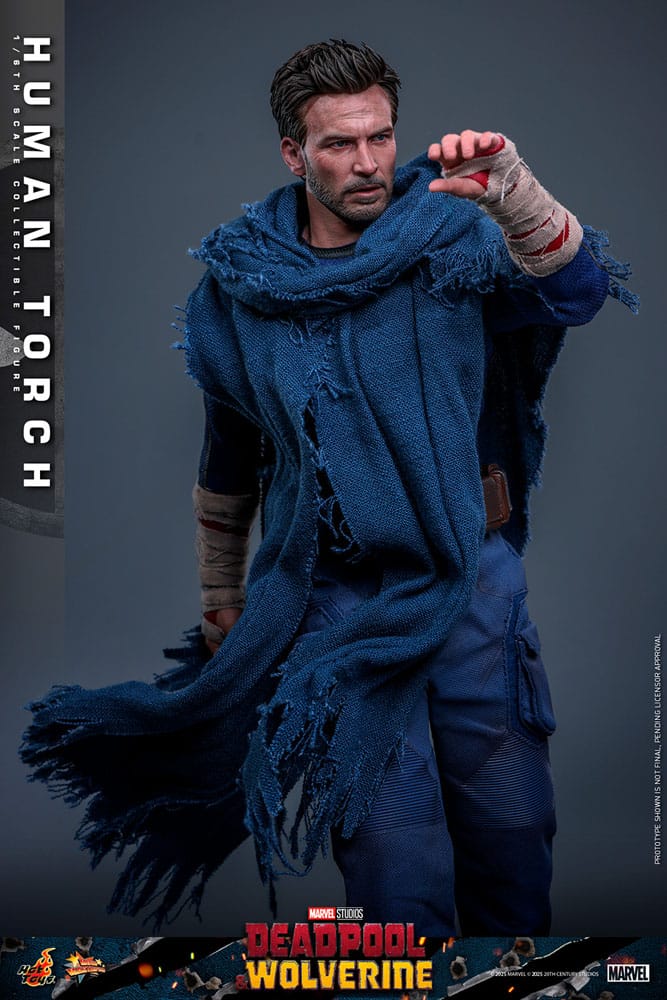 HUMAN TORCH DEADPOOL & WOLVERINE – HOT TOYS 1/6 FIGURA COLECCIONABLE 31 CM