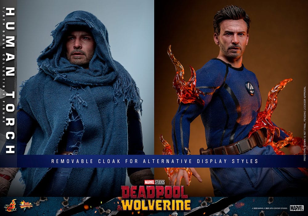 HUMAN TORCH DEADPOOL & WOLVERINE – HOT TOYS 1/6 FIGURA COLECCIONABLE 31 CM