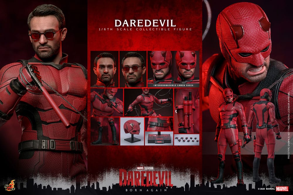 DAREDEVIL – FIGURA HOT TOYS 1/6 – BORN AGAIN – MARVEL STUDIOS