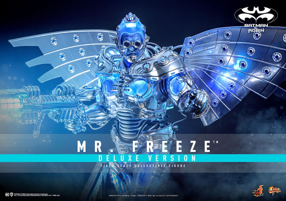MR. FREEZE DELUXE – HOT TOYS 1/6 BATMAN Y ROBIN – MOVIE MASTERPIECE 33 CM