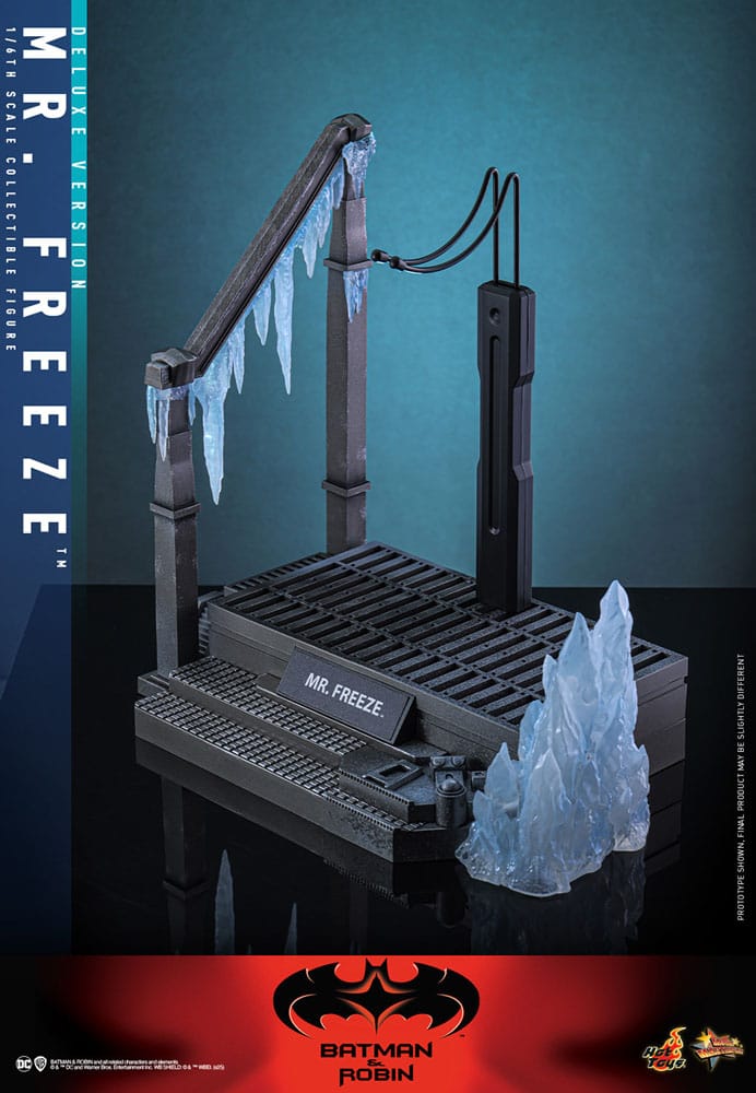 MR. FREEZE DELUXE – HOT TOYS 1/6 BATMAN Y ROBIN – MOVIE MASTERPIECE 33 CM