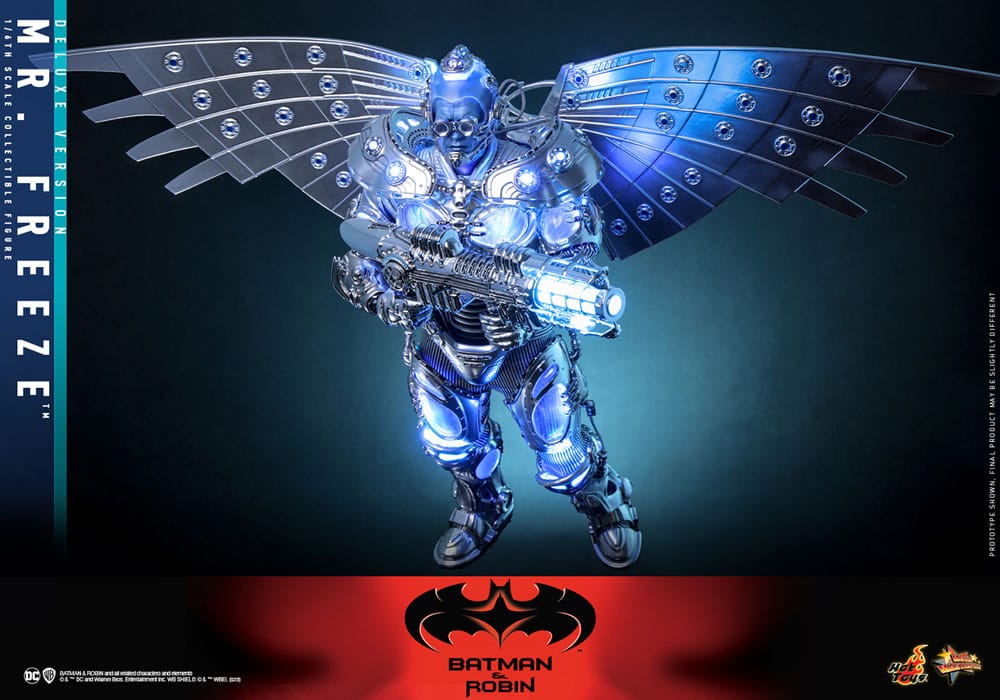 MR. FREEZE DELUXE – HOT TOYS 1/6 BATMAN Y ROBIN – MOVIE MASTERPIECE 33 CM