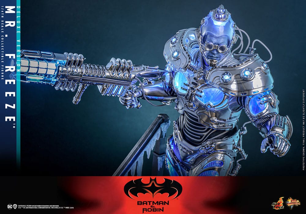 MR. FREEZE DELUXE – HOT TOYS 1/6 BATMAN Y ROBIN – MOVIE MASTERPIECE 33 CM