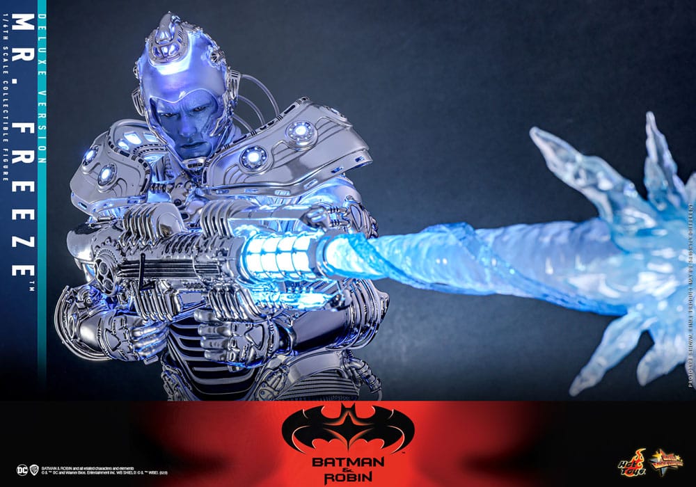 MR. FREEZE DELUXE – HOT TOYS 1/6 BATMAN Y ROBIN – MOVIE MASTERPIECE 33 CM