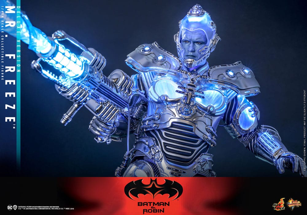 MR. FREEZE DELUXE – HOT TOYS 1/6 BATMAN Y ROBIN – MOVIE MASTERPIECE 33 CM