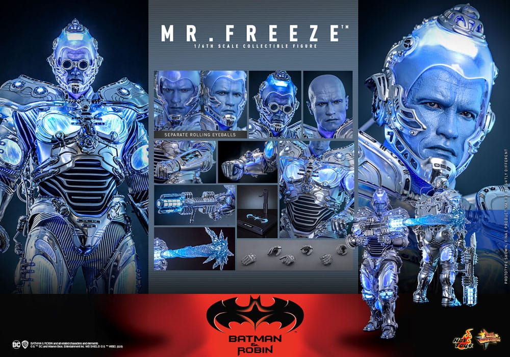 MR. FREEZE – HOT TOYS 1/6 BATMAN Y ROBIN – MOVIE MASTERPIECE 33 CM