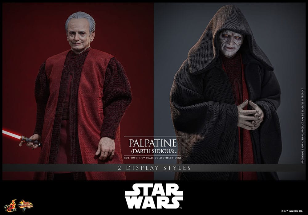 PALPATINE (DARTH SIDIOUS) – FIGURA HOT TOYS 1/6 – STAR WARS
