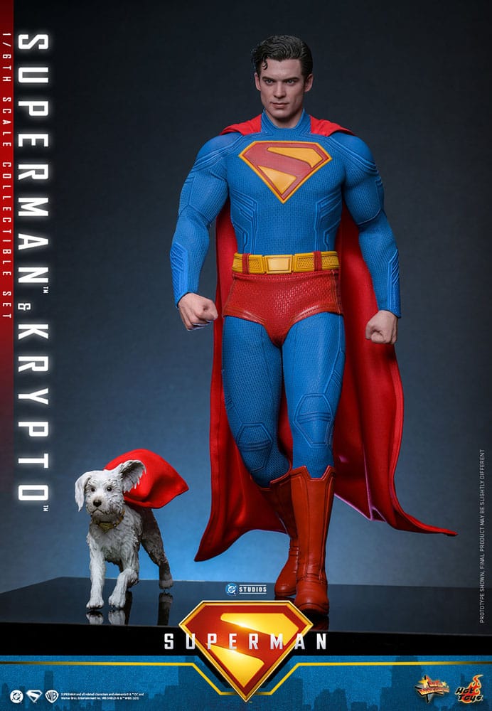 SUPERMAN & KRYPTO (2025) – FIGURA 1/6 MOVIE MASTERPIECE (HOT TOYS – DC COMICS)