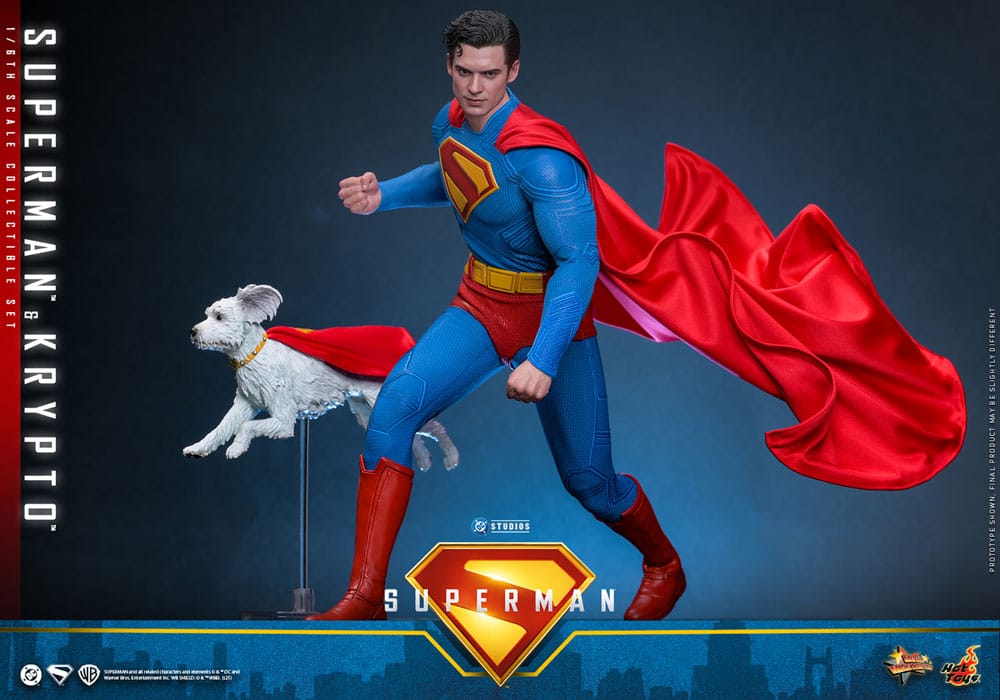 SUPERMAN & KRYPTO (2025) – FIGURA 1/6 MOVIE MASTERPIECE (HOT TOYS – DC COMICS)
