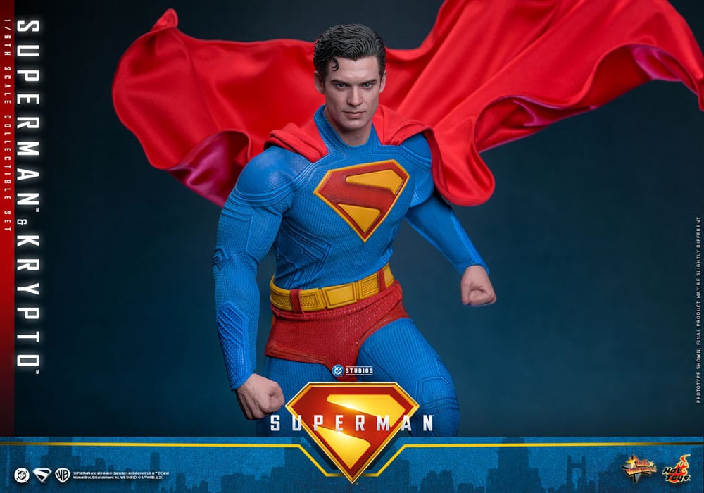 SUPERMAN & KRYPTO (2025) – FIGURA 1/6 MOVIE MASTERPIECE (HOT TOYS – DC COMICS)