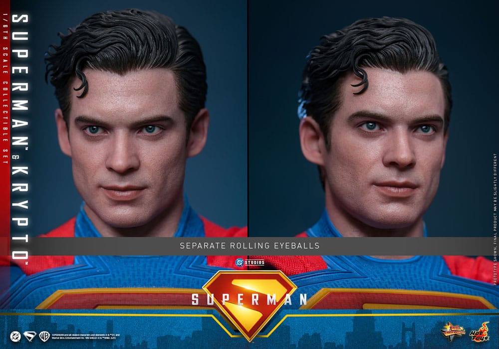 SUPERMAN & KRYPTO (2025) – FIGURA 1/6 MOVIE MASTERPIECE (HOT TOYS – DC COMICS)