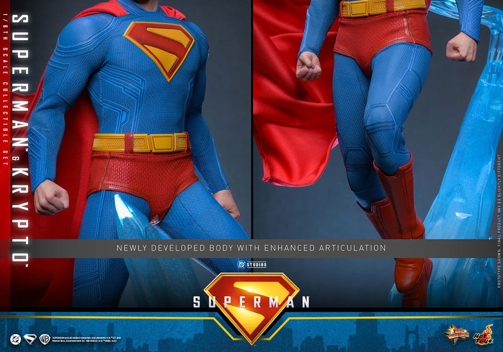 SUPERMAN & KRYPTO (2025) – FIGURA 1/6 MOVIE MASTERPIECE (HOT TOYS – DC COMICS)