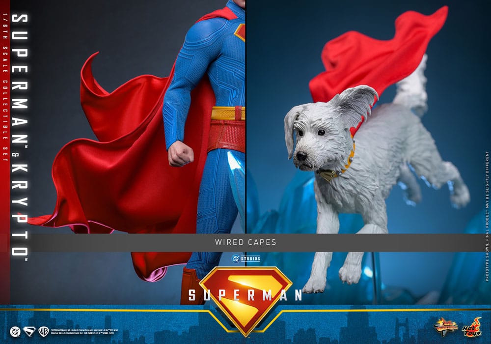 SUPERMAN & KRYPTO (2025) – FIGURA 1/6 MOVIE MASTERPIECE (HOT TOYS – DC COMICS)