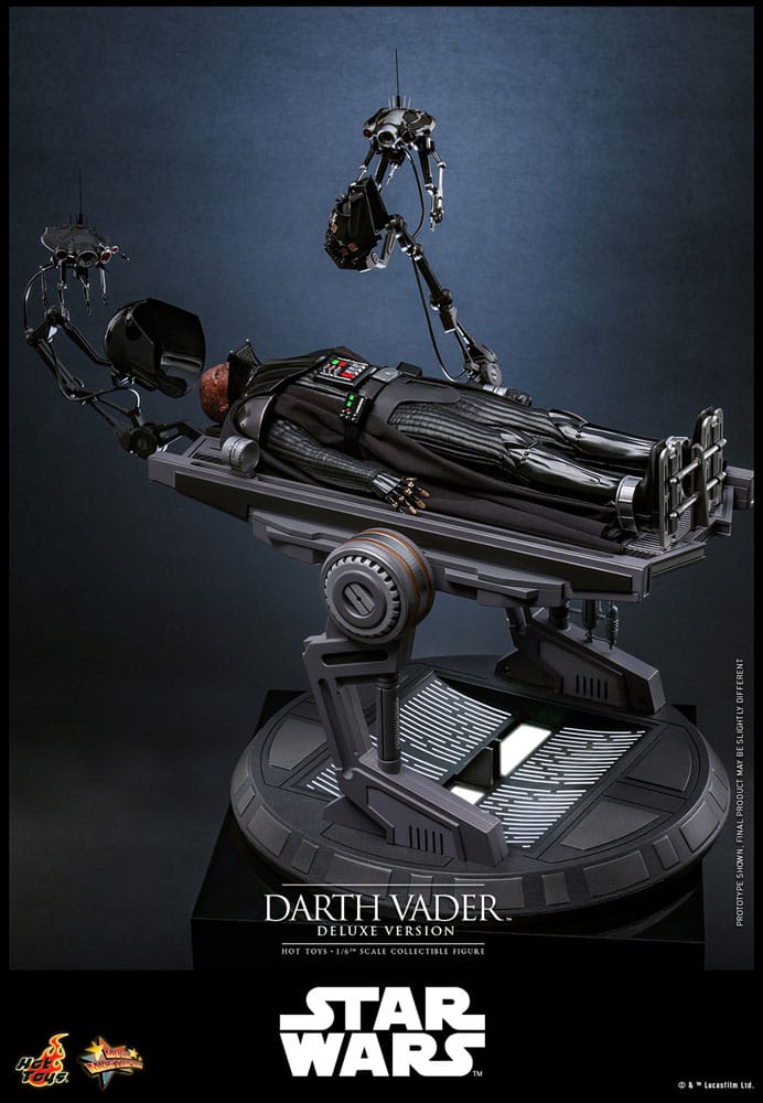 DARTH VADER DELUXE VERSION - STAR WARS EPISODIO III - HOT TOYS FIGURA 1/6 ESCALA 35 CM