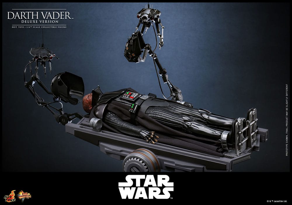 DARTH VADER DELUXE VERSION - STAR WARS EPISODIO III - HOT TOYS FIGURA 1/6 ESCALA 35 CM