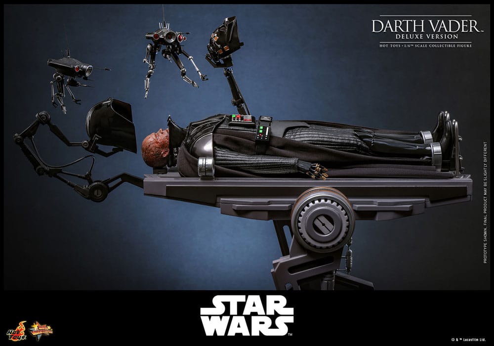 DARTH VADER DELUXE VERSION - STAR WARS EPISODIO III - HOT TOYS FIGURA 1/6 ESCALA 35 CM