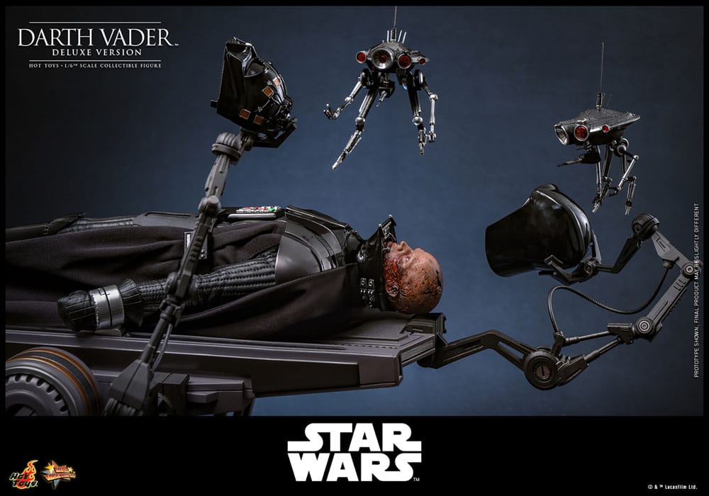 DARTH VADER DELUXE VERSION - STAR WARS EPISODIO III - HOT TOYS FIGURA 1/6 ESCALA 35 CM
