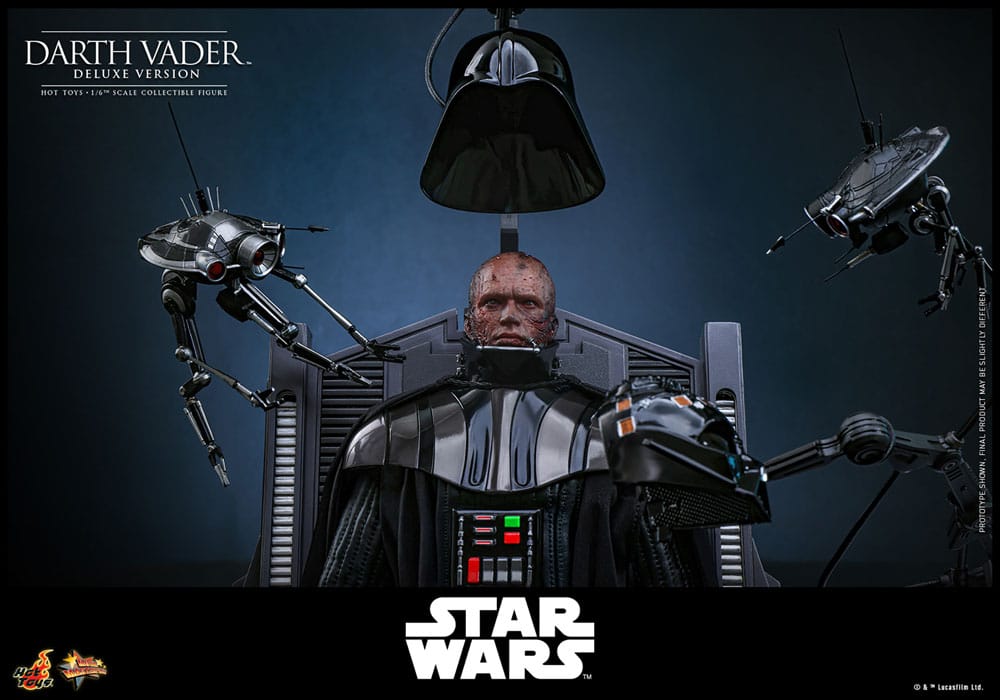 DARTH VADER DELUXE VERSION - STAR WARS EPISODIO III - HOT TOYS FIGURA 1/6 ESCALA 35 CM