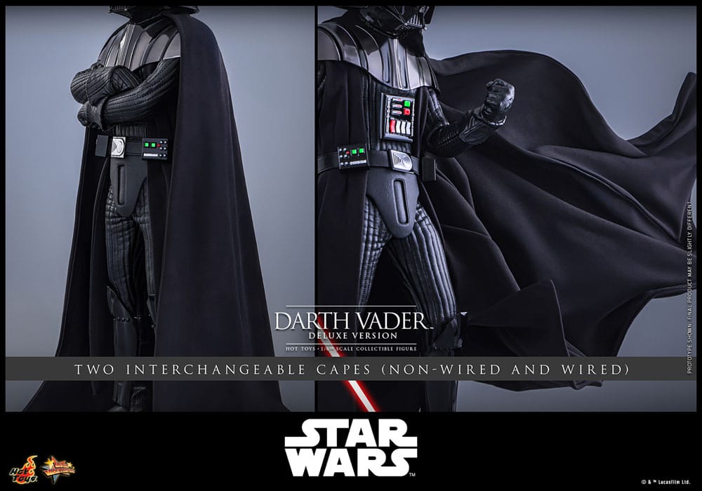 DARTH VADER DELUXE VERSION - STAR WARS EPISODIO III - HOT TOYS FIGURA 1/6 ESCALA 35 CM