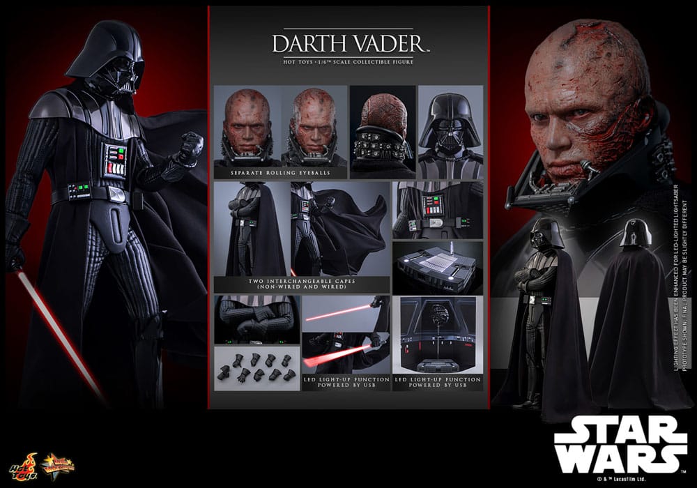 DARTH VADER – FIGURA HOT TOYS 1/6 – STAR WARS EPISODIO III