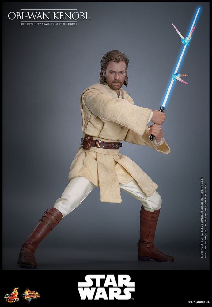 OBI-WAN KENOBI – FIGURA HOT TOYS 1/6 – STAR WARS: EL ATAQUE DE LOS CLONES