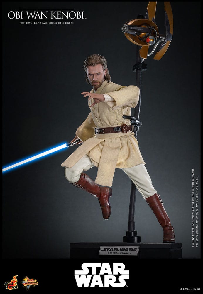 OBI-WAN KENOBI – FIGURA HOT TOYS 1/6 – STAR WARS: EL ATAQUE DE LOS CLONES