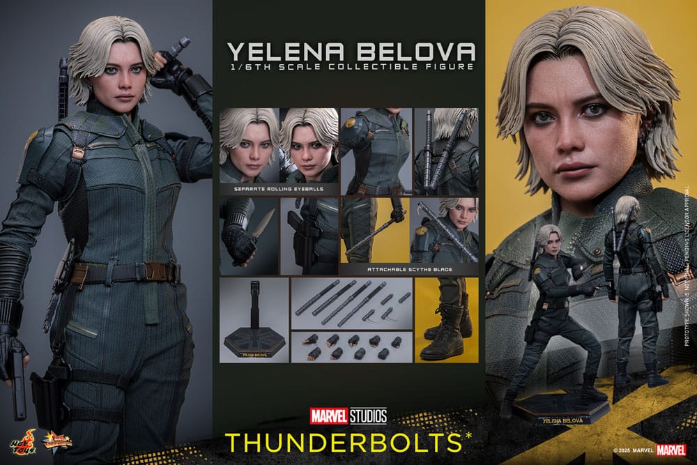THUNDERBOLTS – YELENA BELOVA 1/6 HOT TOYS MOVIE MASTERPIECE