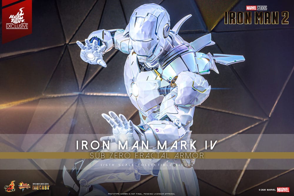 IRON MAN MARK IV SUB-ZERO FRACTAL ARMOR – MOVIE MASTERPIECE DIECAST 1/6 (HOT TOYS – MARVEL EXCLUSIVE)