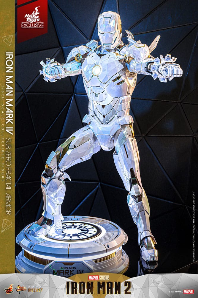 IRON MAN MARK IV SUB-ZERO FRACTAL ARMOR – MOVIE MASTERPIECE DIECAST 1/6 (HOT TOYS – MARVEL EXCLUSIVE)