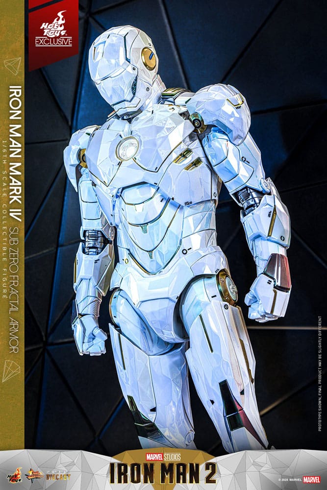 IRON MAN MARK IV SUB-ZERO FRACTAL ARMOR – MOVIE MASTERPIECE DIECAST 1/6 (HOT TOYS – MARVEL EXCLUSIVE)