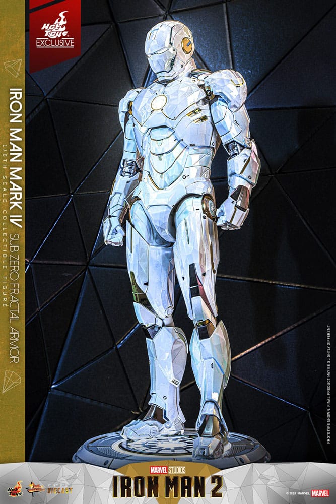 IRON MAN MARK IV SUB-ZERO FRACTAL ARMOR – MOVIE MASTERPIECE DIECAST 1/6 (HOT TOYS – MARVEL EXCLUSIVE)