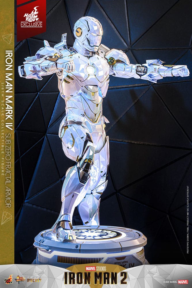 IRON MAN MARK IV SUB-ZERO FRACTAL ARMOR – MOVIE MASTERPIECE DIECAST 1/6 (HOT TOYS – MARVEL EXCLUSIVE)