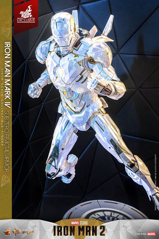 IRON MAN MARK IV SUB-ZERO FRACTAL ARMOR – MOVIE MASTERPIECE DIECAST 1/6 (HOT TOYS – MARVEL EXCLUSIVE)