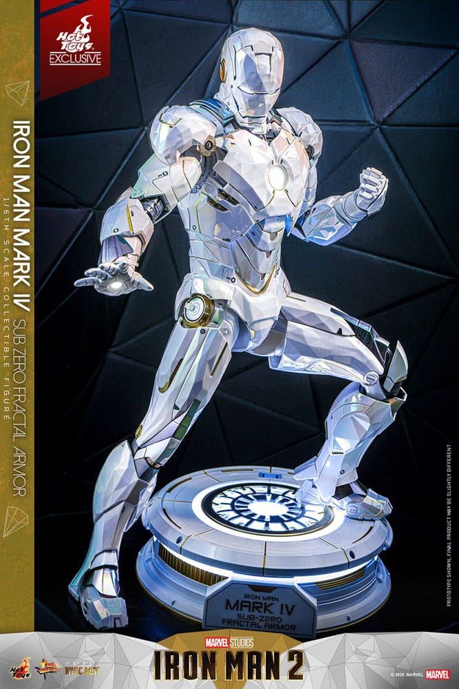 IRON MAN MARK IV SUB-ZERO FRACTAL ARMOR – MOVIE MASTERPIECE DIECAST 1/6 (HOT TOYS – MARVEL EXCLUSIVE)