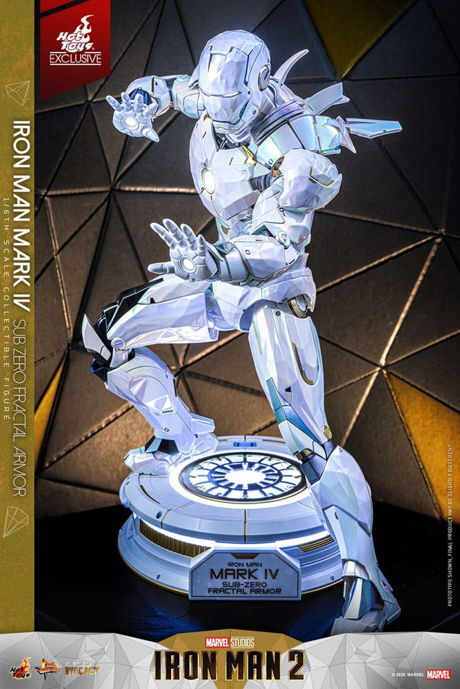 IRON MAN MARK IV SUB-ZERO FRACTAL ARMOR – MOVIE MASTERPIECE DIECAST 1/6 (HOT TOYS – MARVEL EXCLUSIVE)