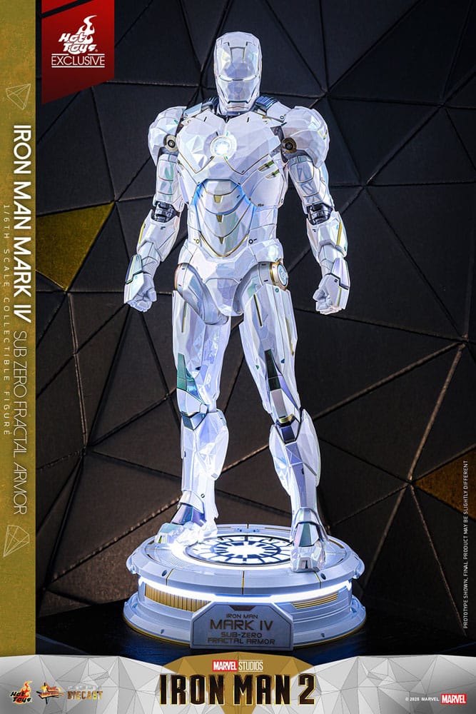 IRON MAN MARK IV SUB-ZERO FRACTAL ARMOR – MOVIE MASTERPIECE DIECAST 1/6 (HOT TOYS – MARVEL EXCLUSIVE)