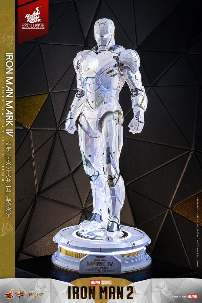 IRON MAN MARK IV SUB-ZERO FRACTAL ARMOR – MOVIE MASTERPIECE DIECAST 1/6 (HOT TOYS – MARVEL EXCLUSIVE)