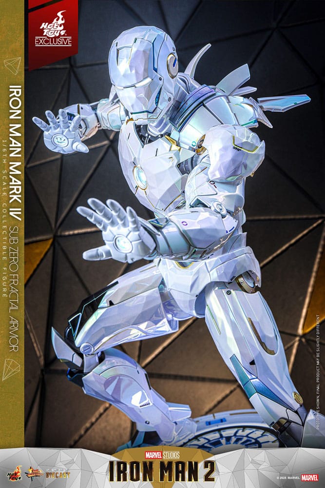 IRON MAN MARK IV SUB-ZERO FRACTAL ARMOR – MOVIE MASTERPIECE DIECAST 1/6 (HOT TOYS – MARVEL EXCLUSIVE)