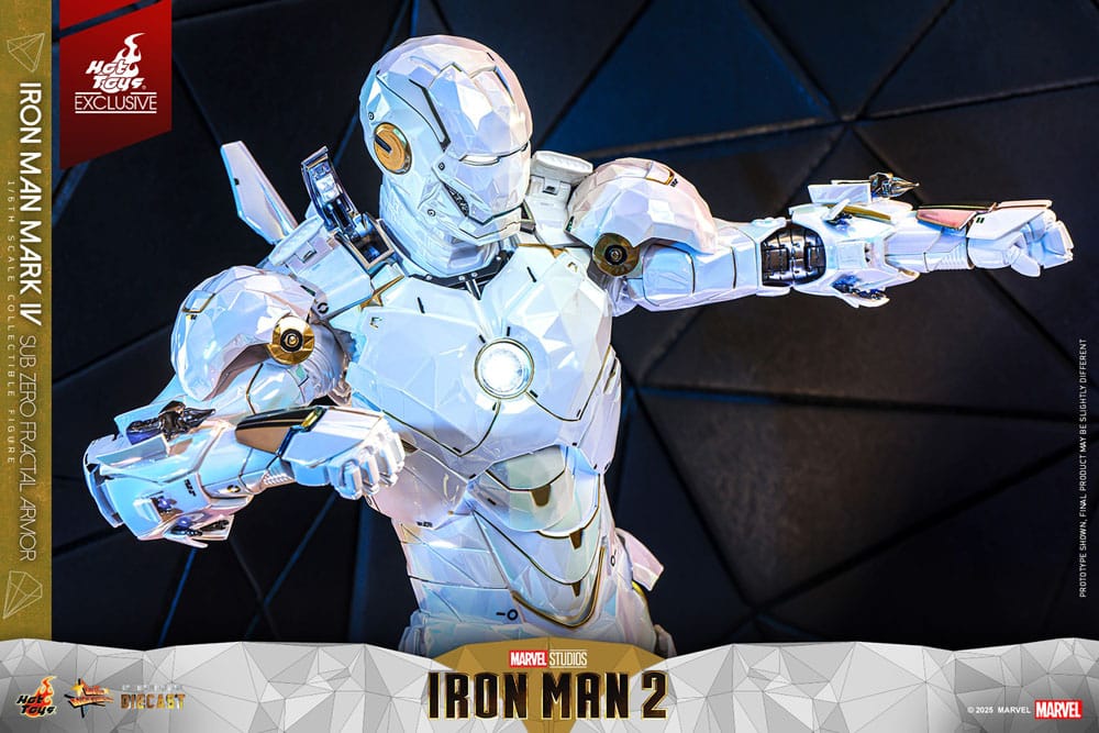 IRON MAN MARK IV SUB-ZERO FRACTAL ARMOR – MOVIE MASTERPIECE DIECAST 1/6 (HOT TOYS – MARVEL EXCLUSIVE)