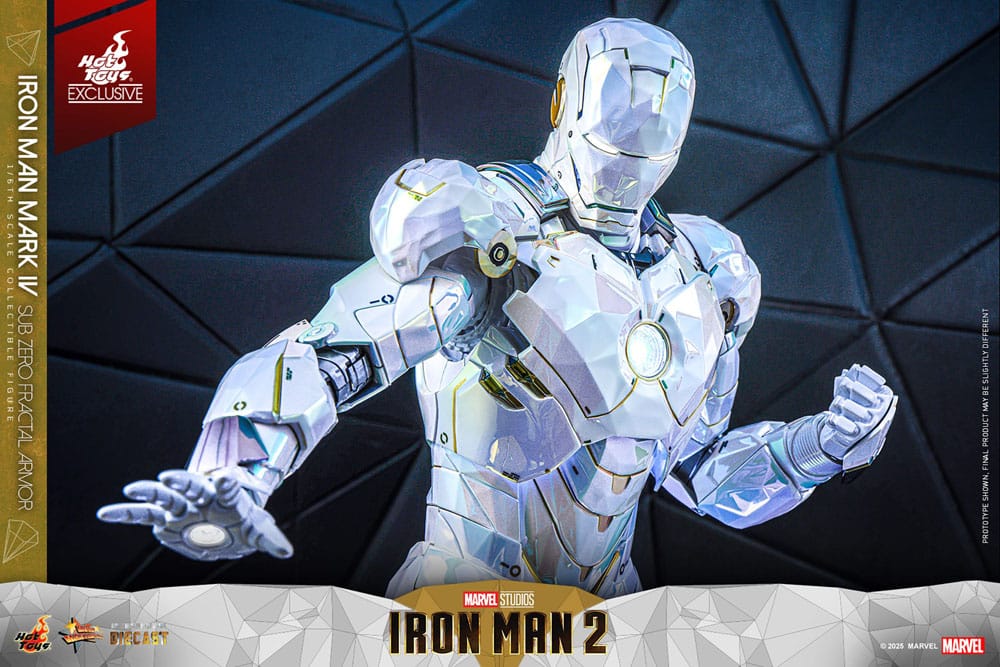 IRON MAN MARK IV SUB-ZERO FRACTAL ARMOR – MOVIE MASTERPIECE DIECAST 1/6 (HOT TOYS – MARVEL EXCLUSIVE)