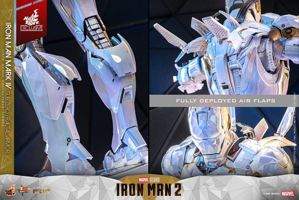IRON MAN MARK IV SUB-ZERO FRACTAL ARMOR – MOVIE MASTERPIECE DIECAST 1/6 (HOT TOYS – MARVEL EXCLUSIVE)
